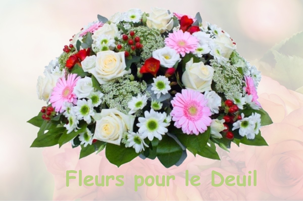 fleurs deuil SAINT-LUPICIN